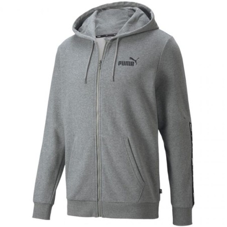 Felpa con cappuccio Puma ESS + Tape Full-Zip TR M 848768 03