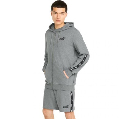 Felpa con cappuccio Puma ESS + Tape Full-Zip TR M 848768 03