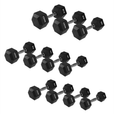 HMS Hex Pro 35 kg dumbbell