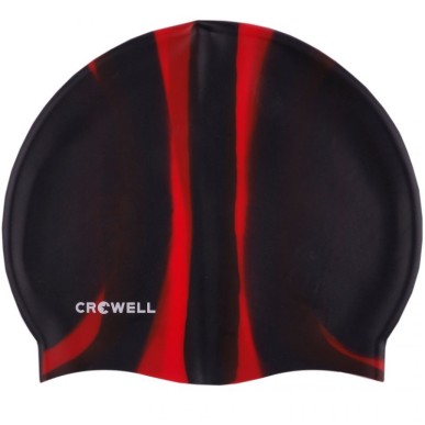 Crowell Multi-Flame-01 silicone swimming cap