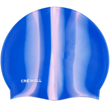 Crowell Multi-Flame-06 silicone swimming cap