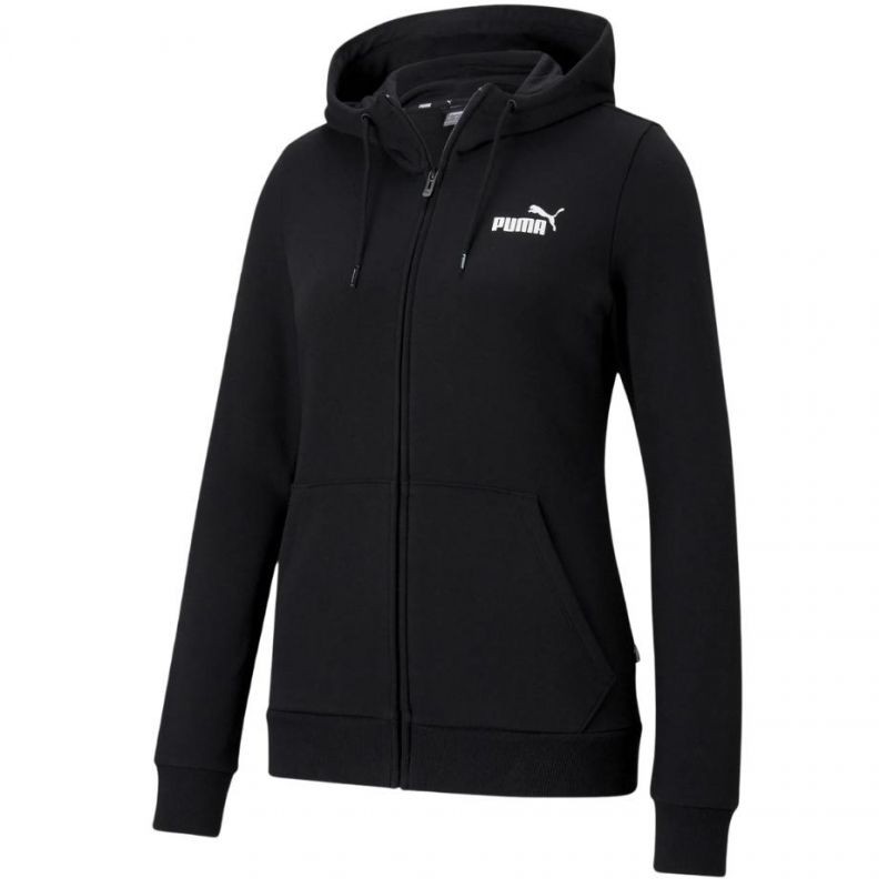 Felpa con cappuccio e zip intera Puma ESS Small Logo TR W 586813 01