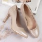 Pumps on the post Sergio Leone W SK3AC pearl nude