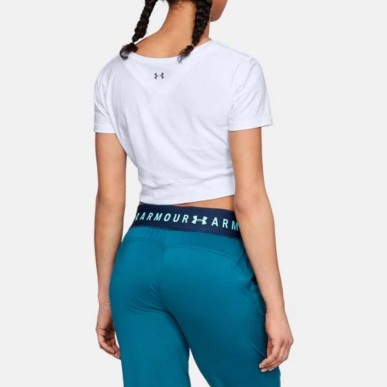 Maglietta Under Armour Lightweight Lux Crop Tee W 1305484-100