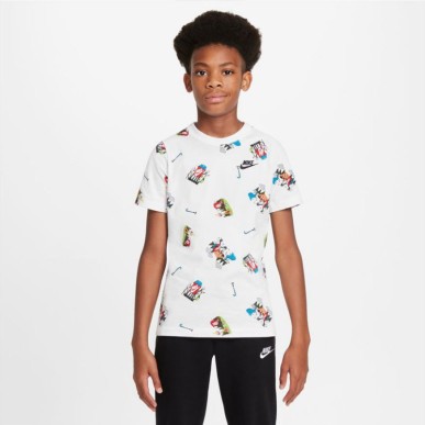 Maglietta Nike Sportswear Tee Aop Jr DQ3856 100