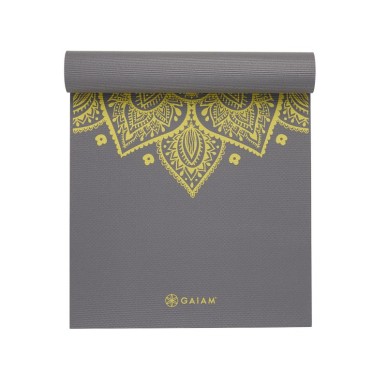 Yoga mat Gaiam "CITRON SUNDIAL" 6mm 61333