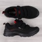 American Club W AM838A Velcro Trekking shoes black-red