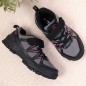 Scarpe da trekking con velcro American Club Jr AM902A grigio