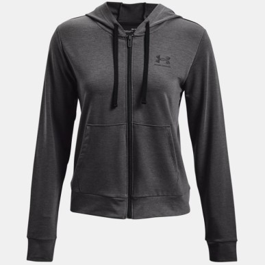 Felpa con cappuccio Under Armour Rival Terry FZ W 1369853 010