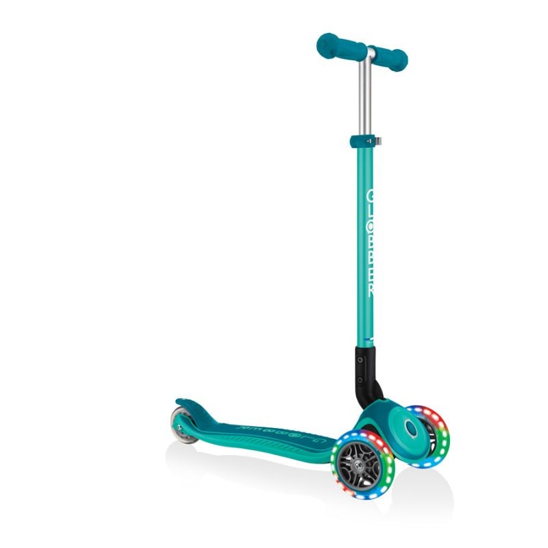 Scooter 3 ruote Globber Primo Pieghevole Plus Luci Jr 439-107