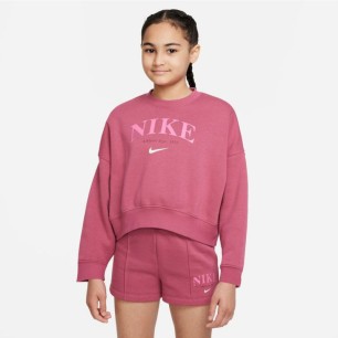 Nike Sportswear Trend Flc Crew Jr DV2563 633 sweatshirt