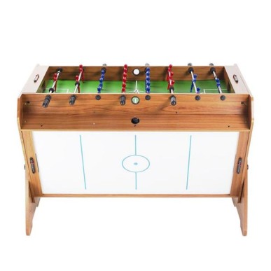 SDG Set 3in1 tavolo per biliardo, calcio balilla, air hockey