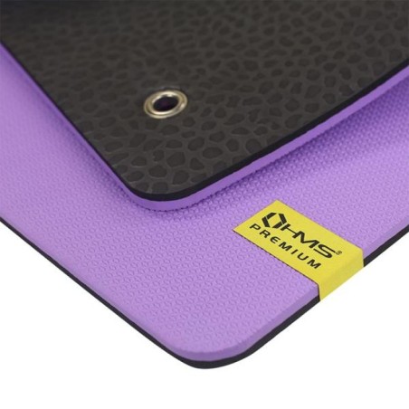 Club fitness mat with holes HMS Premium MFK01 Violet Black