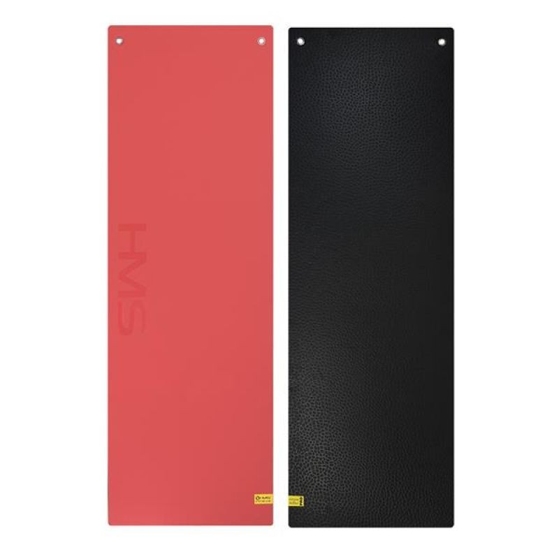 Club fitness mat with holes HMS Premium MFK03 Red-Black