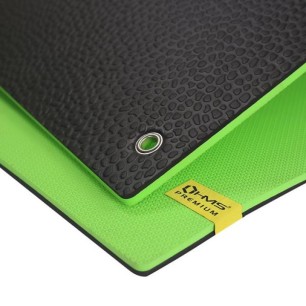 Club fitness mat with holes HMS Premium MFK03 Green-Black