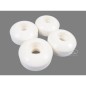 Skateboard Wheels White SMJ SPORT SHR100A 4pcs.