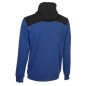 Felpa con cappuccio Oxford con zip Select M T26-01841 blu/nero