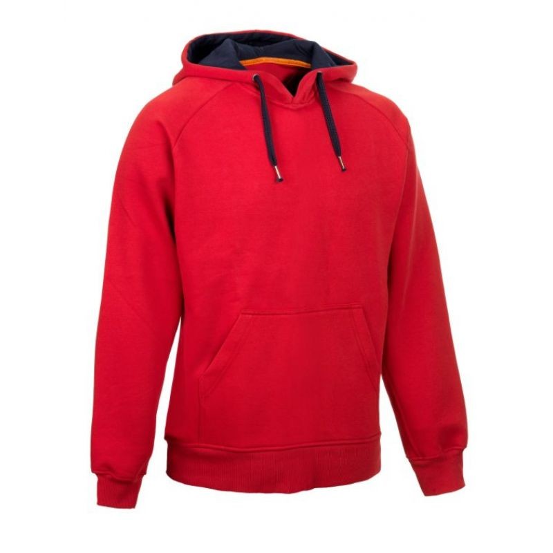 Felpa con cappuccio Select William Hoody M T26-02113 rossa