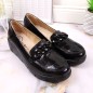 Filippo W PAW364 patent leather shoes, black