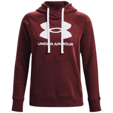 Felpa con cappuccio Under Armour Rival Fleece Logo W 1356318 690