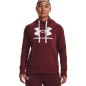 Felpa con cappuccio Under Armour Rival Fleece Logo W 1356318 690