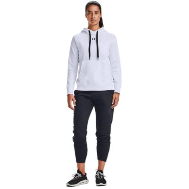 Felpa con cappuccio Under Armour Rival Fleece HB W 1356317 100