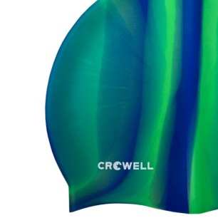 Crowell Multi Flame silicone swimming cap col. 12