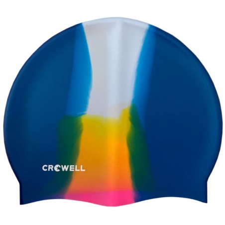 Cuffia da piscina in silicone Crowell Multi Flame col.14