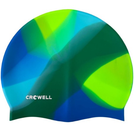 Crowell Multi Flame silicone swimming cap col. 20