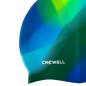 Cuffia da piscina in silicone Crowell Multi Flame col. 20