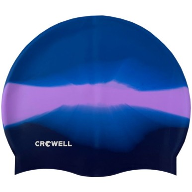 Crowell Multi Flame silicone swimming cap col.21