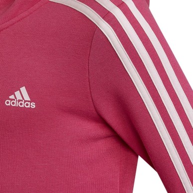 Felpa con cappuccio Adidas Essentials 3S Full-zip Jr HM8753