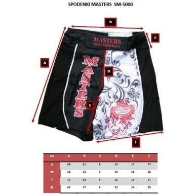 MMA Shorts Masters Jr Kids-SM-5000 065000-M