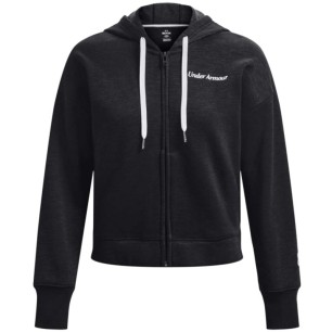 Felpa con cappuccio Under Armour Essential Fleece Script FZ W 1374 106-001