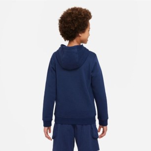 Felpa con cappuccio Nike Sportswear Flc Po Hoody Jr DX2295 410