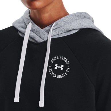 Felpa con cappuccio Under Armour Rival Fleece CB W 1373031 001