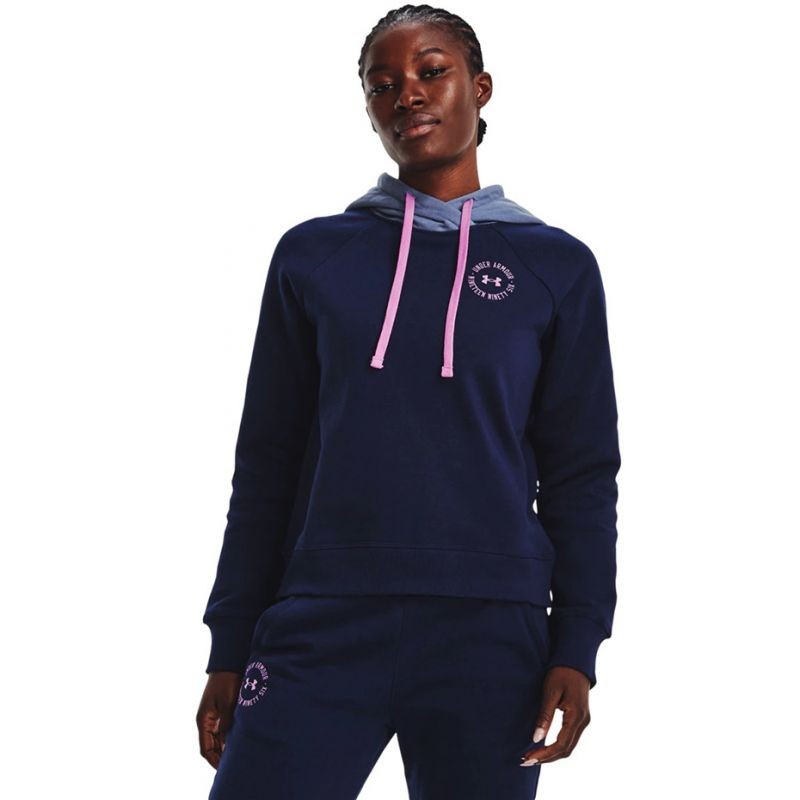 Felpa con cappuccio Under Armour Rival Fleece CB W 1373031 410