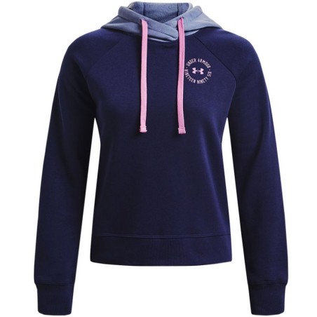 Felpa con cappuccio Under Armour Rival Fleece CB W 1373031 410