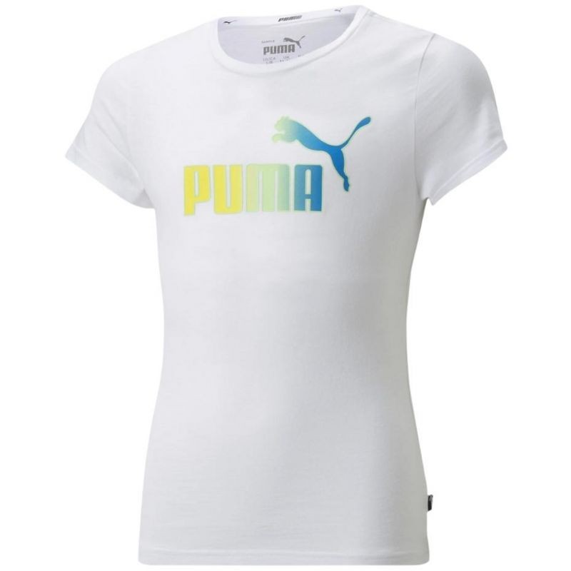 Puma ESS+ Bleach Logo Tee G Jr 846954 02