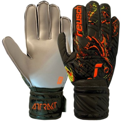 Reusch Attrakt Solid Jr 5372016 5556 goalkeeper gloves