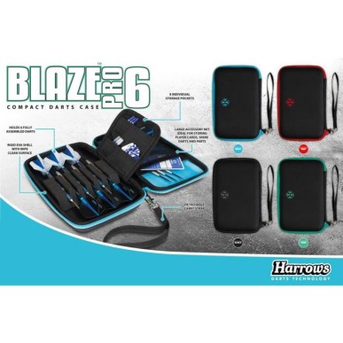 Custodia per freccette Harrows Blaze Pro 6 BLAZEPRO6