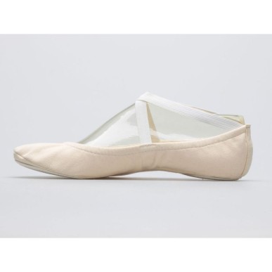 Gymnastic ballet shoes IWA 302 cream