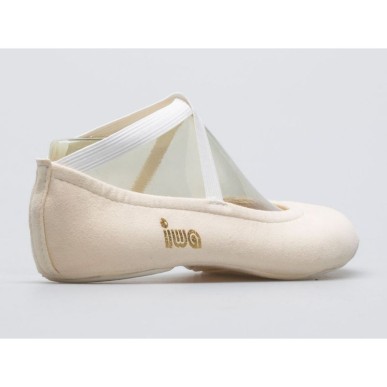 Scarpette da ginnastica per balletto IWA 302 crema