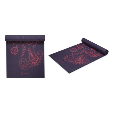 Tappetino yoga Gaiam Premium Auabergine Swirl 6mm 62892