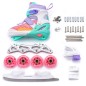 Inline skates Meteor 4in1 Cream M 34-37 10142