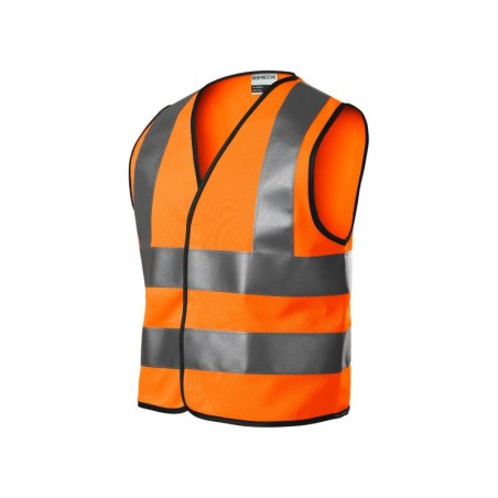 HV Bright Rimec Jr gilet riflettente MLI-9V498 arancione fluorescente