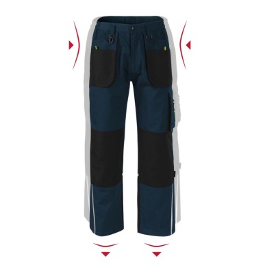 Pantaloni da lavoro Rimeck Ranger M MLI-W0302, blu navy