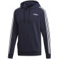 Felpa adidas Essentials 3 Stripes Pullover French Terry nero M DU0499