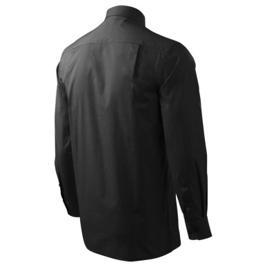 Malfini Style LS M MLI-20901 black shirt