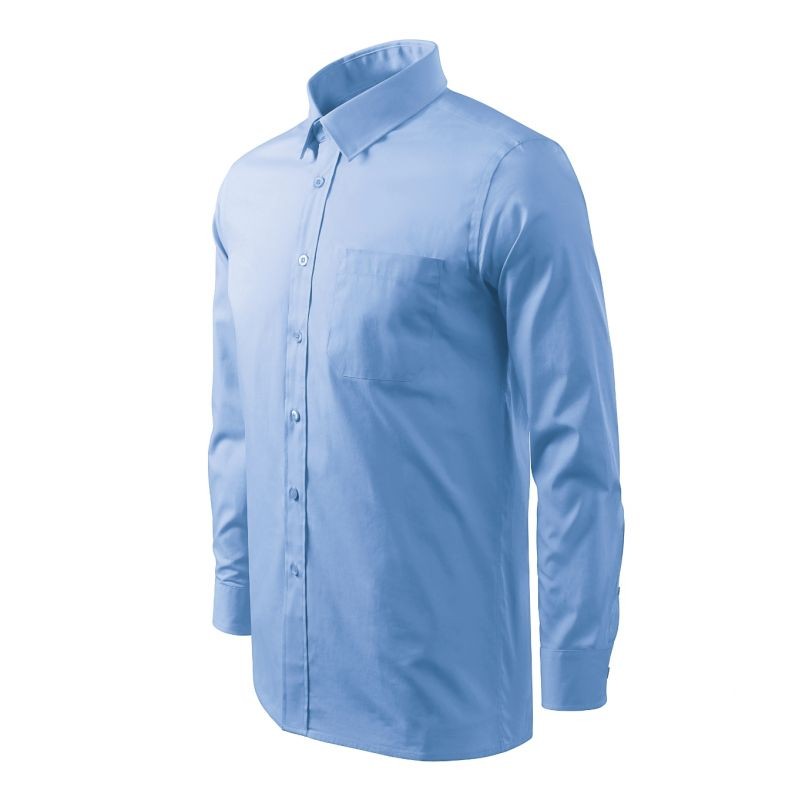 Camicia blu Malfini Style LS M MLI-20915